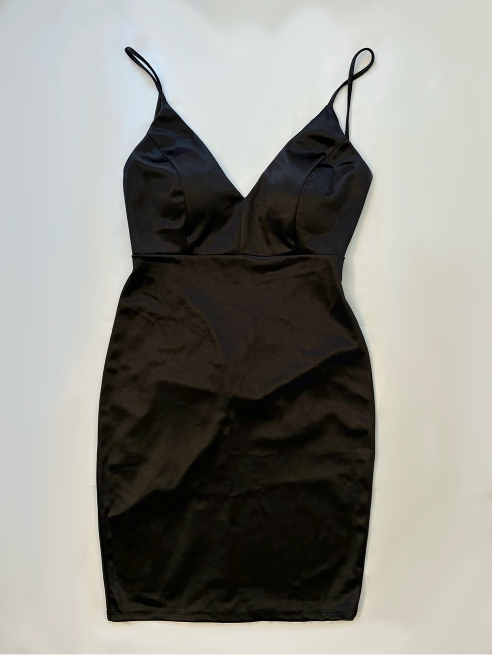 Black Silky Cocktail Dress